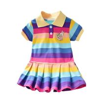 Vestido De Primavera Verão Para Meninas Roupas Infantis Moda Casual Para Bebês