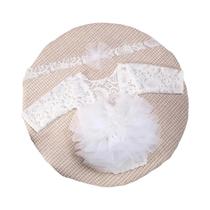 Vestido De Princesa Adorável Para Bebê Menina Com Renda E Tutu, Conjunto De 2 Peças Para Fotografia