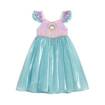 Vestido De Princesa Ariel Pequena Sereia Para Meninas, Fantasia Casual De Verão Para Festa De