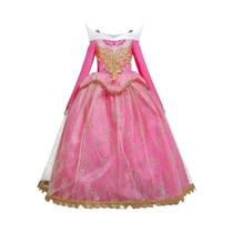 Vestido De Princesa Aurora Bela Adormecida Para Meninas Para Festa De Aniversário Fantasia De Vestido De Princesa Aurora Bela Adormecida Para Meninas Para Festa De Aniversário Fantasia De