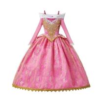 Vestido De Princesa Aurora Bela Adormecida Para Meninas Para Festa De Aniversário Fantasia De Vestido De Princesa Aurora Bela Adormecida Para Meninas Para Festa De Aniversário Fantasia De