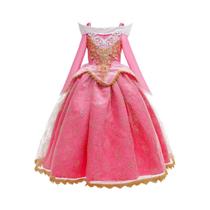 Vestido De Princesa Aurora Da Bela Adormecida Para Meninas, Cosplay Com Ombros Descobertos, Fantasia