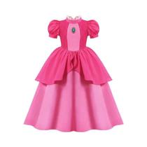 Vestido De Princesa Branca De Neve Para Meninas Com Capa, Fantasia De Cosplay Para Crianças, Vestido