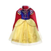 Vestido De Princesa Branca De Neve Para Meninas, Fantasia De Festa Infantil, Vestido De Aniversário, Vestido De Princesa Branca De Neve Para Meninas, Fantasia De Festa Infantil, Vestido De Aniversário,