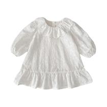 Vestido De Princesa De Algodão De Manga Longa Para Meninas De 2 a 6 Anos, Estilo Europeu-Americano, Vestido De Princesa De Algodão De Manga Longa Para Meninas De 2 a 6 Anos, Estilo Europeu-Americano,