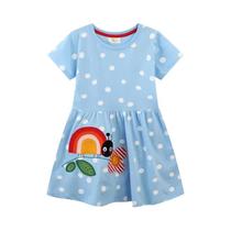 Vestido De Princesa De Manga Curta Para Meninas, Fantasia Infantil De Aniversário Com Apliques De Vestido De Princesa De Manga Curta Para Meninas, Fantasia Infantil De Aniversário Com Apliques De