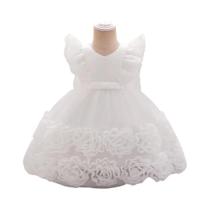 Vestido De Princesa Elegante Em Renda Para Meninas, Fantasia De Casamento, Aniversário, Batismo E
