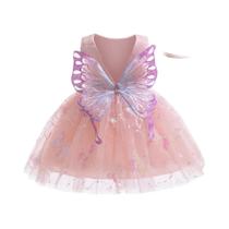 Vestido De Princesa Em Tule Com Borboletas Para Meninas, Vestido De Festa Sem Mangas Para Crianças, Vestido De Princesa Em Tule Com Borboletas Para Meninas, Vestido De Festa Sem Mangas Para Crianças,
