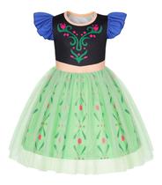 Vestido de princesa HenzWorld para meninas de 5 a 6 anos verde 6X
