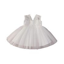 Vestido De Princesa Sem Mangas Com Renda Para Meninas, Ideal Para Casamentos E Festas De Aniversário Vestido De Princesa Sem Mangas Com Renda Para Meninas, Ideal Para Casamentos E Festas De Aniversário