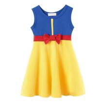 Vestido De Princesa Sem Mangas Para Meninas, Casual De Verão, Roupa Infantil Belle Moana