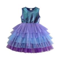 Vestido de Princesa Sereia para Meninas - Tutu para Festa de Aniversário e Formatura