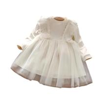 Vestido De Princesa Tutu De Manga Longa Para Meninas Vestidos Casuais De Outono