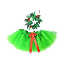Vestido De Princesa Tutu Para Meninas Fantasia De Halloween E Natal Com Guirlanda Fantasia Havaiana