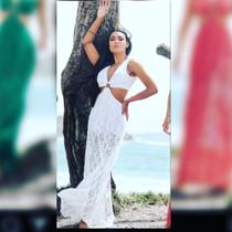 Vestido de renda branco