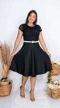 Vestido de renda tecido suplex com elastano Tamanho M Vestido de renda tecido suplex com elastano Tamanho M