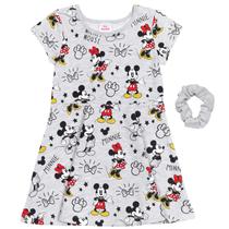 Vestido de skatista Disney Mickey Mouse Minnie Mouse Girl Grey 7-8