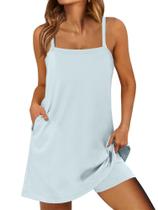 Vestido de tênis ANRABESS 2025, casual, solto, verde menta