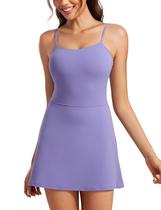 Vestido de tênis CRZ YOGA Butterluxe Spaghetti Strap Lavender