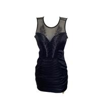 Vestido De Tomas Com Decote Nas Costas OnTop Vestido De Tomas Com Decote Nas Costas OnTop