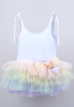 Vestido de Tutu Rainbow Candy Color