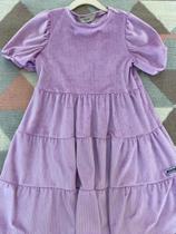 Vestido de veludo lilás Vestido de veludo lilás