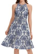 Vestido de verão ANYFITTING Hawaiian Floral com sutiã embutido 2026 Vestido de verão ANYFITTING Hawaiian Floral com sutiã embutido 2026