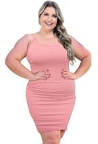 Vestido de Verão Calor Moda Praia Plus Size Modelador Alcinha Até o 54