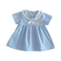 Vestido De Verão Com Estampa De Pato Para Meninas, Vestido De Desenho Animado Fofo Para Bebês E
