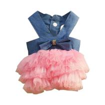 Vestido De Verão Em Renda Para Chihuahua, Saia Para Animais De Estimação, Arnês, Vestuário De Vestido De Verão Em Renda Para Chihuahua, Saia Para Animais De Estimação, Arnês, Vestuário De