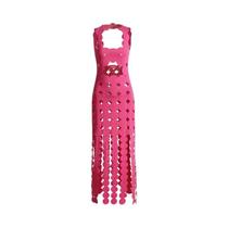 Vestido De Verão Feminino Slim Com Gola Quadrada Sem Mangas E Cintura Alta, Minimalista E Vestido De Verão Feminino Slim Com Gola Quadrada Sem Mangas E Cintura Alta, Minimalista E