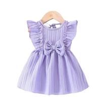 Vestido De Verão Para Bebê Menina 0-24 Meses, Conjunto De Princesa Com Faixa Para a Cabeça, 2 Peças, Vestido De Verão Para Bebê Menina 0-24 Meses, Conjunto De Princesa Com Faixa Para a Cabeça, 2 Peças,