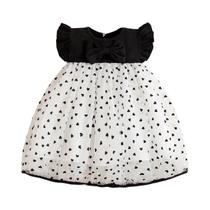 Vestido De Verão Para Bebê Menina Com Manga Borboleta, Bordado Em Tule, Laço Doce E Gola Redonda - Vestido De Verão Para Bebê Menina Com Manga Borboleta, Bordado Em Tule, Laço Doce E Gola Redonda -