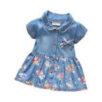 Vestido De Verão Para Meninas Bebês Com Manga Curta, Moda Casual E Confortável Para Crianças