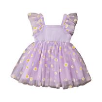 Vestido De Verão Para Meninas Com Estampa De Margaridas Em Tule, Roupas Adoráveis Para Bebês, Vestido De Verão Para Meninas Com Estampa De Margaridas Em Tule, Roupas Adoráveis Para Bebês,