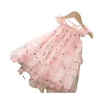 Vestido De Verão Para Meninas Em Malha Estilo Princesa Coreano Com Decote Redondo Sem Mangas E Vestido De Verão Para Meninas Em Malha Estilo Princesa Coreano Com Decote Redondo Sem Mangas E