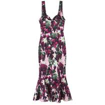 Vestido De Verão Sem Mangas Com Estampa Floral HXAO Bodycon Costas Descobertas Longo Vestido De