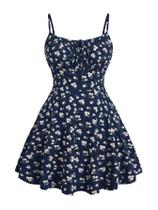 Vestido de verão Verdusa com estampa floral plus size para mulheres Vestido de verão Verdusa com estampa floral plus size para mulheres