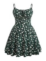 Vestido de verão Verdusa com estampa floral plus size para mulheres Vestido de verão Verdusa com estampa floral plus size para mulheres