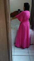 Vestido decotado pink Vestido decotado pink