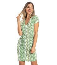 Vestido Decote V Liganete Strong Rovitex Verde