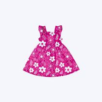 Vestido Delicado Flores Infantil Menina Kyly 1001005 Verde