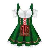 Vestido Dirndl Alemão Bávaro - Fantasia Tradicional para Oktoberfest e Festivais
