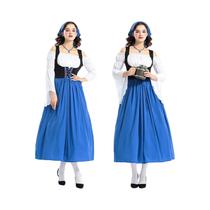 Vestido Dirndl Alemão Feminino Adulto, Fantasia Medieval De Empregada Para Oktoberfest, Carnaval E Vestido Dirndl Alemão Feminino Adulto, Fantasia Medieval De Empregada Para Oktoberfest, Carnaval E