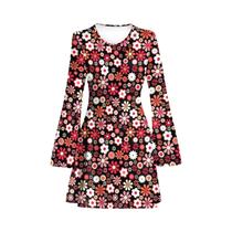 Vestido Disco Floral Boêmio Feminino Dos Anos 70 Fantasia De Feriado Hippie Vestido Disco Floral Boêmio Feminino Dos Anos 70 Fantasia De Feriado Hippie