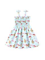 Vestido Disney Jessie Toy Story para menina pequena, azul-claro