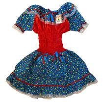 vestido diversas estampas festa junina arraia