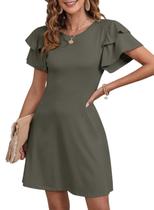 Vestido Dokotoo 2025 com babados de verão com mangas para mulheres Vestido Dokotoo 2025 com babados de verão com mangas para mulheres