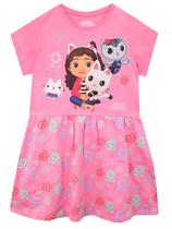 Vestido Dreamworks Gabby's Dollhouse Girls Gabby Floral de 10 anos Vestido Dreamworks Gabby's Dollhouse Girls Gabby Floral de 10 anos