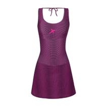 Vestido DROP SHOT NICOLE 1.0 - Rosa/Preto